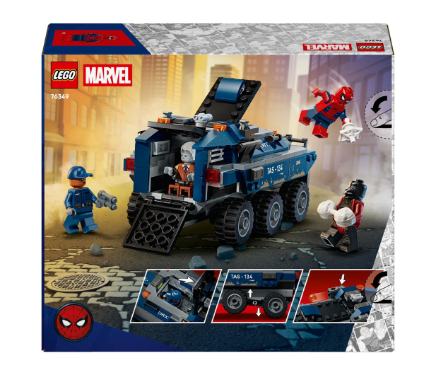LEGO SUPER HEROES 76349 Pościg Spider-Mana za więźniarką - 1529854 - zdjęcie 9